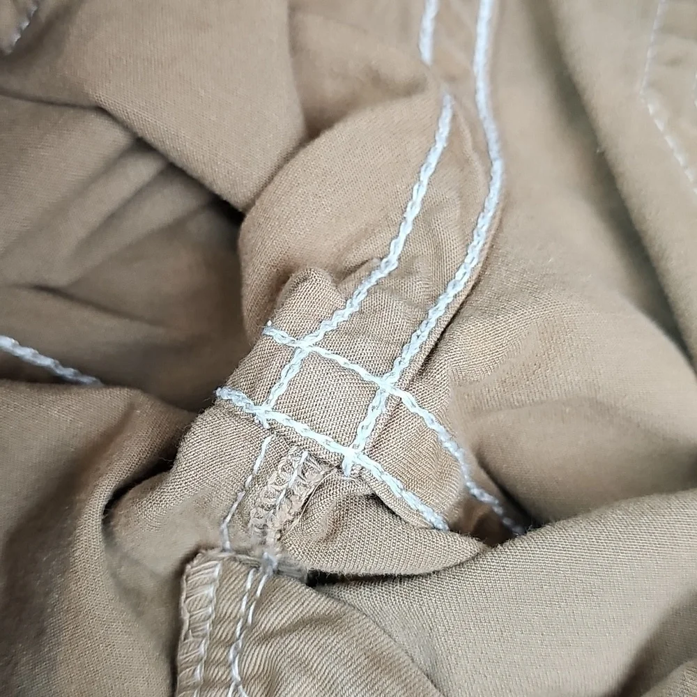 NEW TRUE RELIGION WORLD TOUR CASEY KHAKI LOW-RISE SKINNY ANKLE JEANS